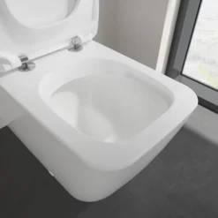 Villeroy & Boch Villeroy And Boch Venticello DirectFlush Rimless BTW Close Coupled Toilet (Bottom Entry Water Inlet) + Soft Close Seat -Villeroy Shop vbvobiccr d4 1