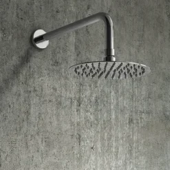 Venice Round Shower System With Concealed Valve + Wall Mounted Head