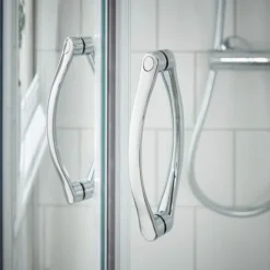 Newark Corner Entry Shower Enclosure + Pearlstone Tray -Villeroy Shop venturacornerentryeasyfitshowerenclosurend1