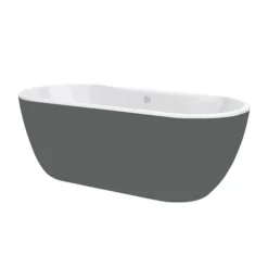 Verona Grey Freestanding Modern Bath