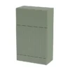 Venice Fluted 500mm Green WC Unit
