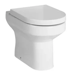 Apollo2 600mm Gloss Grey Complete Toilet Unit (incl. Pan, Cistern + Matt Black Flush) -Villeroy Shop vma446pmb d1