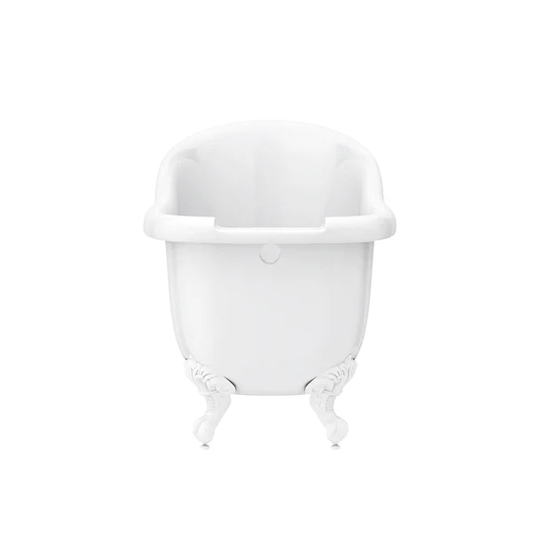 Oxford 1710 Roll Top Slipper Bath + White Leg Set 6 Oxford 1710 Roll Top Slipper Bath + White Leg Set - Image 6