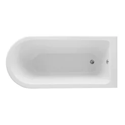 Old London Winterburn 1700 X 750 Single Ended Traditional Shower Bath With Chrome Leg Set -Villeroy Shop winterburn d1