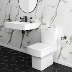 Arezzo 700mm Wall Mounted / Countertop Stone Resin Basin With Hidden Waste Cover